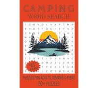 Camping Word Search Puzzle Book: Word Searches with Easy to Read Print about Camping, RV camping, Hiking and More | 6x9 inches, 110 pages | 50+ Puzzles... Gift for Vacations, Holidays and Free Times.