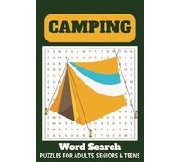 Camping Word Search Puzzle Book: Word Searches with easy to Read Print about Camping, Trekking, Picnic and More | 6*9 inches, 110 pages | 50+ Puzzles… Gift for Vacation, Holiday and Free Times