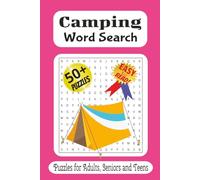 Camping Word Search Puzzle Book: Word Searches with Easy to Read Print about Camping, Wildlife, Scenic Views and More / 6x9 inches, 110 pages / 50 ... Gift for Vacations, Holidays and Free Time