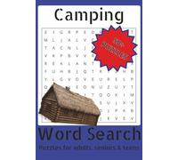 Camping Word Search Puzzle Book: Word Searches with Easy-to-Read Print about Camping, Woods, and More | 6X9 inches, 108 Pages | 50+ Puzzles … Gift for Vacations, Holidays and Free Times