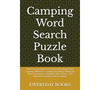 Camping Word Search Puzzle Book: Word Searches with Easy to Read Print about Family Camping, Wilderness Camping, Day Hiking, Hiking and More | 6x9 ... Gift Adults for Vacations, and Free Times