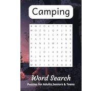 Camping Word Search Puzzle Book: Word Searchs With Easy to Read Print about Camping, Willdernes, Survival Camping and More| 6x9 inces, 110 pages| 50+ ... Gift for Vacations, Holidays and Free Times