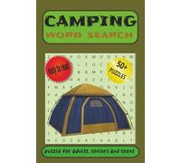Camping Word Search Puzzle: Word Searches with Easy to Read about Camping, Wildlife, Outdoors and More |6x9 inches, 110 pages| 50 + Puzzles …Gift for Vacations, Holidays and Free Times