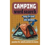 Camping Word Search Puzzles: Books For Adults, Puzzles Book For Senior, Outdoors Word Hunt, Camping, Campfire, Wildlife and More