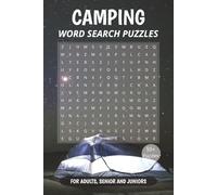 CAMPING WORD SEARCH PUZZLES: Word Searches with Easy to Read Print about Hiking, Camping and Outdoor Adventure | Gift for Vacations, Holidays, and Free Time | 6x9 Inches | 50+ Puzzles