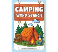 Camping Word Search, Suitable for Adults & Teens: 100 Themed Puzzles, 1800 Words