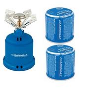 Campingaz Camping 206 S 1,2 kW Hornillo de gas para camping con 2 cartuchos de gas de 190g