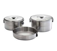 Campingaz Camping Kit Kochgeschirr-Set 3 Piezas Set Vajilla Olla Pan Nuevo