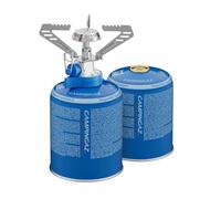 Campingaz Combo Camping Connect - Estufa y 2 cartuchos de gas CV 470, con fácil conexión de clic y función de bloqueo dual, quemador único ligero, alta potencia 1250 W, para camping, festivales y