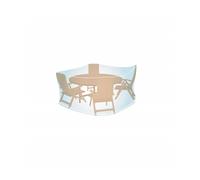 Campingaz - Funda Mesa Redonda 90x150 Cm - PVC de Alta Calidad - Resistente - Protege Muebles de Jardín