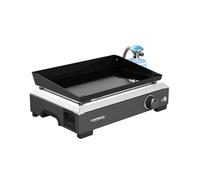 Campingaz Plancha de gas Othello 1 CV | Placa calefactora de 2,8 kW | Barbacoa de mesa portátil | Superficie de acero esmaltado | Quemador con tecnología BlueFlame | Fácil limpieza