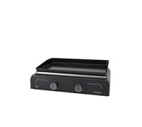 Campingaz Plancha Electric 2 XD 3000006756 - Barbacoa eléctrica con placa de hierro fundido y 2 zonas de cocción independientes, potencia 3400 W, ideal para barbacoas mediterráneas, color negro