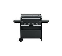 Campingaz Select 4 L Gasgrill 4 Flammen, Parrilla de Gas de Barril con 4 Quemadores, Tapa, Sistema InstaClean y Ruedas, Exterior, Negro