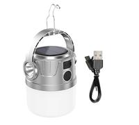 Campinglampe Solar - Handkurbel Laterne - Solar-Campinglaterne | LED-Solars-Campinglaterne Für Stromausfälle | Wasserdichte LED-Taschenlampe Mit Digitalanzeige Für Angeln, Garage Und Outdoor