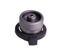 Campingmoon Adaptador de conversión bloqueable, para boquilla tipo botella/cartucho de gas butano/recipiente a tornillo tipo gas/recipiente de válvula Lindal (Z11)
