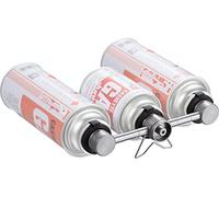 CAMPINGMOON Adaptador de estufa de camping de 3 entradas (soporte de seguridad), entrada: recipiente tipo boquilla, salida: EN417 Lindal Valve Z30