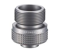 CAMPINGMOON - Adaptador de estufa de gas propano para parrilla de camping, entrada: EN417 recipiente de válvula Lindal, salida: estufa de gas propano Z20