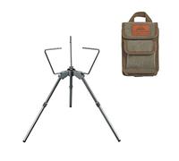 Campingmoon - Adaptador de soporte inteligente para estufa de mochilero, recipiente de combustible de gas y estufa de camping, con salvamanteles de soporte superior Z01