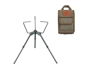 Campingmoon - Adaptador de soporte inteligente para estufa de mochilero, recipiente de combustible de gas y estufa de camping, con salvamanteles de soporte superior Z01