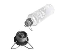 Campingmoon - Adaptador para estufa de gas (soporte de seguridad), entrada: bote de butano, salida: EN417 Lindal Valve Z10