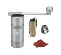 CAMPINGMOON - Molinillo de café manual de acero inoxidable portátil pequeño CC-115