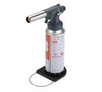 CAMPINGMOON MT-2913-H/ST-W - Antorcha de butano de cocina con estabilizador de botella, cabezal de soplete alto, potencia para cocinar, color gris MT-2913-H/ST-W (gas no incluido)
