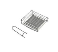 CAMPINGMOON - Tostadora de camping para estufa de gas, parrilla de fuego superior, parrilla de acero inoxidable 304, tostadoras de pan con tenedor de malla antiquemaduras, tamaño mediano, US-1615