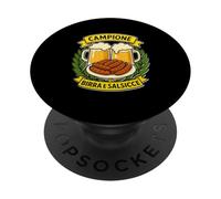 Campione di Salsicce e Birra, ci arrabbiamo PopSockets PopGrip Adhesivo