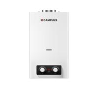 CAMPLUX 11 L Calentador de Agua a Gas, Bajo NOx, 20 mbar, BD300NG | Gas Natural, 22 kW, Encendido por batería 3 V, Para Instalación de Balcón