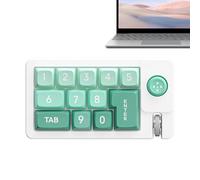 Campo Clave programable | Teclado de Juego RGB mecánico | Bloque de número de una Mano Adaptable con un Cable, capaces de Intercambio en Caliente con un Joystick para el diseño gráfico y los