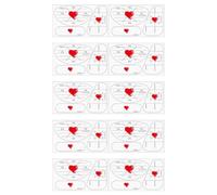 Campo de alineación de golf - 10 hojas club guía adhesivos, Markers | Swing Correction Aid for Women Athlete Indoor Outdoor Practice Sports