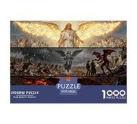 Campo de Batalla del Cielo y el Infierno Puzzle De Madera Impermeable Puzzles De 1000 Piezas Regalos para Adultos Colorido Rompecabezas Juegos Educativos