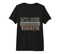 Campo de Batalla Retro de Washington Camiseta Premium