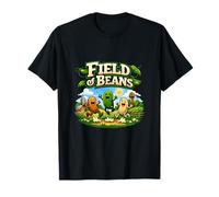 Campo de Frijoles País Granja Juego de Palabras de Dibujos Animados Camiseta