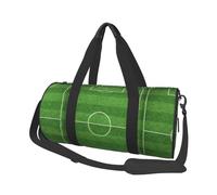 Campo De Fútbol Fútbol Verde, Bolsa de Viaje de Gran Capacidad, Bolso Redondo, Bolsa de Viaje Deportiva, Bolsa de Mano, Bolsa de Fitness