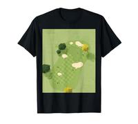 Campo de Golf Retro, diversión, Conductor, Clubes, Carrito, Calle, Verde Camiseta