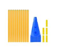 Campo de obstáculos para perros al aire libre,Equipo portátil para entrenamiento canino - saltos de agilidad para perros con estacas,Para concursos y entrenamiento, pequeños a grandes tamaños