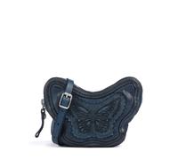 Campomaggi Bandolera azul oscuro, cuero, mujer