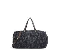 Campomaggi Bolsa de fin de semana azul oscuro, algodón, 50 x 26 x 18cm