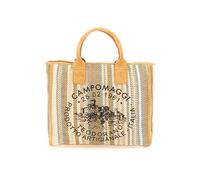 Campomaggi Bolsos Shopping Plutone RIGHE BEIGE+AZZURRO+NATURALE+ST.NERA