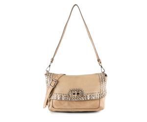 Campomaggi Orchidea Bolsa de hombro Piel 24 cm beige