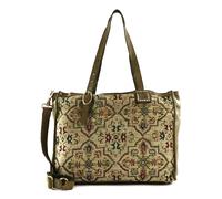 CAMPOMAGGI shopper bolsa Shopping Bag Bianco + T / V. Militare