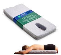 Camporan Colchón de Masaje Cervical Espalda y Lumbar con Hueco Facial Ergonómico - Respira Boca Abajo - Espuma Firme, Funda Lavable - Masajes en casa, Cama, Sofá, Suelo (90×40×8 cm)