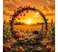 Campos al Atardecer otoñal Puzzle 150 Piezas Rompecabezas para Adultos 150 Piezas Juego de desafiante Rompecabezas Familiar Regalo Adulto