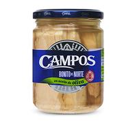 CAMPOS Conserva de Bonito del Norte en Aceite de Oliva Tradicional, Frasco 400 g