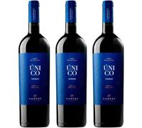 Campos de Solana Único Reserva Tannat, un vino tinto boliviano con crianza que ofrece estructura, intensidad y una expresión auténtica del Tannat en altura.| 3 botellas