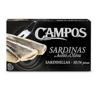 Campos - Sardinas en aceite de oliva | Lata 10/14 piezas