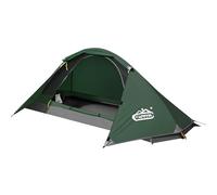 Camppal - Tienda de Senderismo Profesional para 1 Persona con Soporte único, 4 Estaciones, Ligera e Impermeable, Ideal para Senderismo, Caza, Camping (MT051), Verde Militar