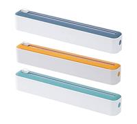 Dispensador De Film, Cortador De Película Adhesiva, Cortador Film Transparente, Dispensador De Film Transparente con Cortador, para Película Adhesiva,Papel De Aluminio,Cocina En Casa