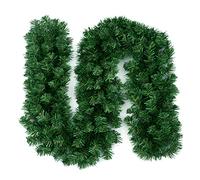 Guirnalda Navideña De Pino Artificial, Guirnaldas Navideña Verde Abeto Artificial, Navidad Decoradas Al Aire Libre De Interior para La Fiesta De Navidad Chimenea Escalera